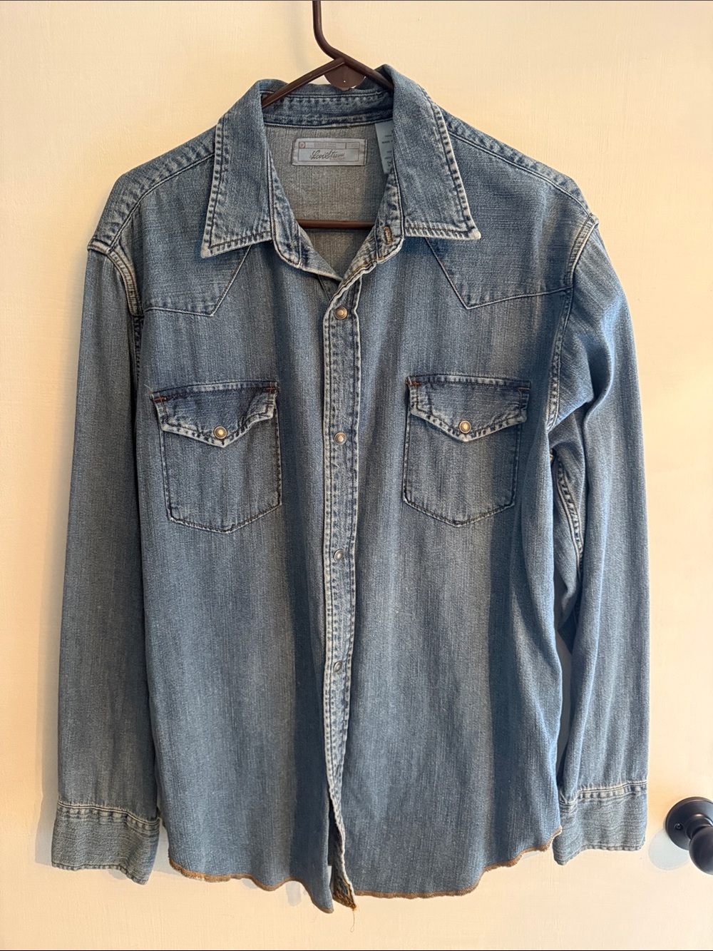 Levi's Light Blue Denim Button-Down Shirt